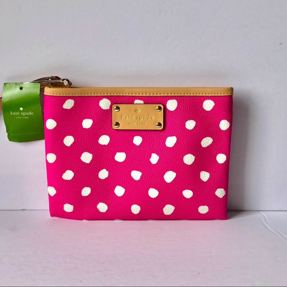KATE SPADE Imani Bondi Road LRG Wristlet Pink BNWT